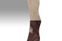 Casa Padrino Luxus Marmor Wandspiegel Beige / Weinrot 65 x 3 x H. 91 cm - Edler Spiegel mit Marmorrahmen - Luxus Wohnzimmer Accessoires