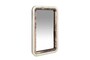 Casa Padrino Luxus Marmor Wandspiegel Gr�n / Rosa 60 x 2,5 x H. 100 cm - Edler Spiegel mit Marmorrahmen - Luxus Wohnzimmer Accessoires