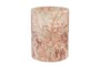 Casa Padrino Luxus Marmor Weink�hler Rosa  14 x H. 18 cm - Massiver Flaschenk�hler aus hochwertigem Rosalia Pink Marmor - Luxus Bar Accessoires