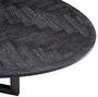 Casa Padrino Luxus Esstisch Schwarz / Bronze 200 x 120 x H. 76 cm - Ovaler K�chentisch - Luxus Esszimmer M�bel
