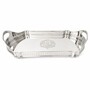 Casa Padrino Barock Messing Serviertablett Silber 48 cm - Barockstil Gastronomie Accessoires 