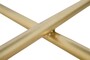 Casa Padrino Luxus Nachttisch Gold / Schwarz 50 x 40 x H. 70 cm - Nachttisch mit Stauraum, geb�rstetem Edelstahlgestell und schwarzen Eichenfurnier Fl�chen - Luxus M�bel