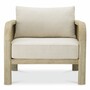 Casa Padrino Luxus Teakholz Garten Sessel Sandfarben / Beige - Garten M�bel