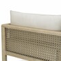 Casa Padrino Luxus Teakholz Garten Sofa Sandfarben / Beige 283 cm - Garten M�bel