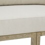 Casa Padrino Luxus Teakholz Garten Sofa Sandfarben / Beige 283 cm - Garten M�bel