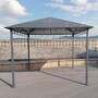 Casa Padrino Luxus Pavillon Grau 300 x H. 260 cm - Garten & Terrassen M�bel