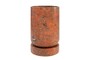 Casa Padrino Luxus Pflanzgef��  46 x H. 70 cm - Gro�es rundes Pflanzgef�� und Bodenvase Caliza aus hochwertigem Java Rosso Marmor - Luxus Deko Accessoires