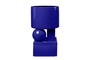 Casa Padrino Luxus Pflanzgef�� Blau 28 x 25 x H. 43,5 cm - Hohes Steingut Pflanzgef�� im Cobalt Blue Finish - Luxus Deko Accessoires