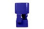 Casa Padrino Luxus Pflanzgef�� Blau 28 x 25 x H. 43,5 cm - Hohes Steingut Pflanzgef�� im Cobalt Blue Finish - Luxus Deko Accessoires