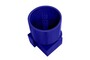 Casa Padrino Luxus Pflanzgef�� Blau 28 x 25 x H. 43,5 cm - Hohes Steingut Pflanzgef�� im Cobalt Blue Finish - Luxus Deko Accessoires