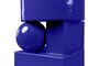 Casa Padrino Luxus Pflanzgef�� Blau 28 x 25 x H. 43,5 cm - Hohes Steingut Pflanzgef�� im Cobalt Blue Finish - Luxus Deko Accessoires