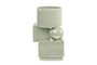 Casa Padrino Luxus Pflanzgef�� Gr�n 30,5 x 30 x H. 50 cm - Steingut Pflanzgef�� und Beistelltisch im Mint Green Finish - Luxus Deko Accessoires