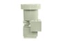 Casa Padrino Luxus Pflanzgef�� Gr�n 30,5 x 30 x H. 50 cm - Steingut Pflanzgef�� und Beistelltisch im Mint Green Finish - Luxus Deko Accessoires