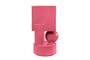 Casa Padrino Luxus Pflanzgef�� Rosa 23 x 22,5 x H. 43 cm - Hohes Steingut Pflanzgef�� und Vase im Garlic Pink Finish - Luxus Deko Accessoires