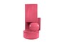 Casa Padrino Luxus Pflanzgef�� Rosa 23 x 22,5 x H. 43 cm - Hohes Steingut Pflanzgef�� und Vase im Garlic Pink Finish - Luxus Deko Accessoires