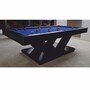 Casa Padrino Luxus Pool Billardtisch / Esstisch 8ft Schwarz / Blau