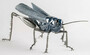 Casa Padrino Luxus Porzellan Figur Grash�pfer Blau / Silber 27 x 26 x H. 11 cm - Hochwertige Deko Skulptur - Erstklassische Qualit�t - Made in Spain