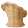 Casa Padrino Luxus Rattan Sessel Naturfarben / Creme - Rattan Wohnzimmer M�bel