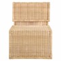 Casa Padrino Luxus Rattan Sessel Naturfarben - Rattan Wohnzimmer M�bel
