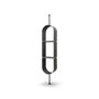 Casa Padrino Luxus Regal Grau 50 x 28 x H. cm - Regal mit Travertin - Moderne Wohnzimmer M�bel - Luxus Qualit�t 