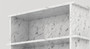 Casa Padrino Luxus Marmor Regalschrank Wei� 100 x 32 x H. 140 cm - Carrara Marmor Schrank mit 3 Regalen - B�cherschrank - Wohnzimmerschrank - B�roschrank - Luxus Marmor M�bel
