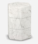 Casa Padrino Luxus Carrara Marmor Beistelltisch Wei� 40 x 40 x H. 60 cm - Wohnzimmer M�bel - Marmor M�bel - Luxus Qualit�t