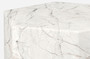Casa Padrino Luxus Carrara Marmor Beistelltisch Wei� 40 x 40 x H. 60 cm - Wohnzimmer M�bel - Marmor M�bel - Luxus Qualit�t