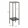 Casa Padrino Luxus S�ule Bronze / Schwarz H. 91 cm - Luxus Wohnzimmer M�bel