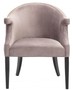 Casa Padrino Luxus Salon Samt Sessel Taupe / Schwarz 70 x 70 x H. 83 cm - Hotel M�bel