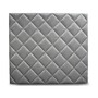 Casa Padrino Luxus Samt Bett-Kopfteil Silbergrau 200 x H. 140 cm - Luxus Hotel & Schlafzimmer M�bel 