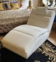 Casa Padrino Luxus Chaiselongue mit Kopfkissen Wei� 170 cm