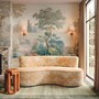 Casa Padrino Luxus Samt Sofa Creme / Beige 180 cm - Wohnzimmer & Hotel M�bel