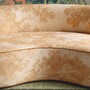 Casa Padrino Luxus Samt Sofa Creme / Beige 180 cm - Wohnzimmer & Hotel M�bel