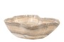Casa Padrino Luxus Schale 30 x 38 x H. 14 cm - Deko Schale aus hochwertigem Onyx - Luxus Deko Accessoires