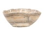 Casa Padrino Luxus Schale 30 x 38 x H. 14 cm - Deko Schale aus hochwertigem Onyx - Luxus Deko Accessoires