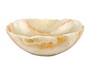 Casa Padrino Luxus Schale 33 x 24 x H. 12 cm - Hauchd�nn geschliffene Schale aus hochwertigem Onyx - Luxus Deko Accessoires