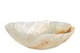 Casa Padrino Luxus Schale 33 x 24 x H. 12 cm - Hauchd�nn geschliffene Schale aus hochwertigem Onyx - Luxus Deko Accessoires