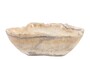 Casa Padrino Luxus Schale 38 x 47 x H. 13,5 cm - Gro�e Deko Schale aus hochwertigem Onyx - Luxus Deko Accessoires