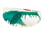 Casa Padrino Luxus Schale 51 x 27,5 x H. 30 cm - Hohe organisch geformte Schale Drop aus Steingut mit Freestyle Dekor - Luxus Deko Accessoires