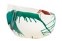 Casa Padrino Luxus Schale 51 x 27,5 x H. 30 cm - Hohe organisch geformte Schale Drop aus Steingut mit Freestyle Dekor - Luxus Deko Accessoires
