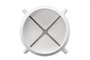 Casa Padrino Luxus Schale Antikwei� 17 x 17 x H. 11 cm - Kleine Deko Schale aus Steingut der OVO Serie mit Old White Glasur - Luxus Deko Accessoires