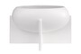 Casa Padrino Luxus Schale Antikwei� 30 x 17,5 x H. 18 cm - Deko Schale aus Steingut der OVO Serie mit Old White Glasur - Luxus Deko Accessoires