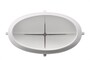 Casa Padrino Luxus Schale Antikwei� 30 x 17,5 x H. 18 cm - Deko Schale aus Steingut der OVO Serie mit Old White Glasur - Luxus Deko Accessoires