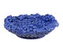 Casa Padrino Luxus Schale Blau  32 x H. 10 cm - Runde Deko Schale aus hochwertiger Keramik - Luxus Deko Accessoires