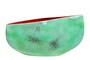 Casa Padrino Luxus Schale Blau / Rot 51 x 28 x H. 30 cm - Hohe organisch geformte Schale Drop aus Steingut - Luxus Deko Accessoires