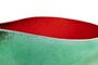 Casa Padrino Luxus Schale Blau / Rot 51 x 28 x H. 30 cm - Hohe organisch geformte Schale Drop aus Steingut - Luxus Deko Accessoires