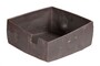 Casa Padrino Luxus Schale Braun 28 x 28 x H. 14 cm - Schale Shali aus Steingut in warmem Braun - Luxus Deko Accessoires
