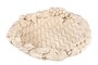 Casa Padrino Luxus Schale Cremewei�  32 x H. 10 cm - Runde Deko Schale aus hochwertiger Keramik - Luxus Deko Accessoires