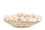 Casa Padrino Luxus Schale Cremewei�  32 x H. 10 cm - Runde Deko Schale aus hochwertiger Keramik - Luxus Deko Accessoires