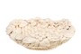 Casa Padrino Luxus Schale Cremewei�  32 x H. 10 cm - Runde Deko Schale aus hochwertiger Keramik - Luxus Deko Accessoires